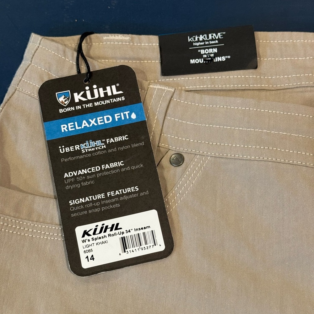 Kuhl Women’s Splash Roll-Up Size 14 w/ 34” inseam - Picture 4 of 4